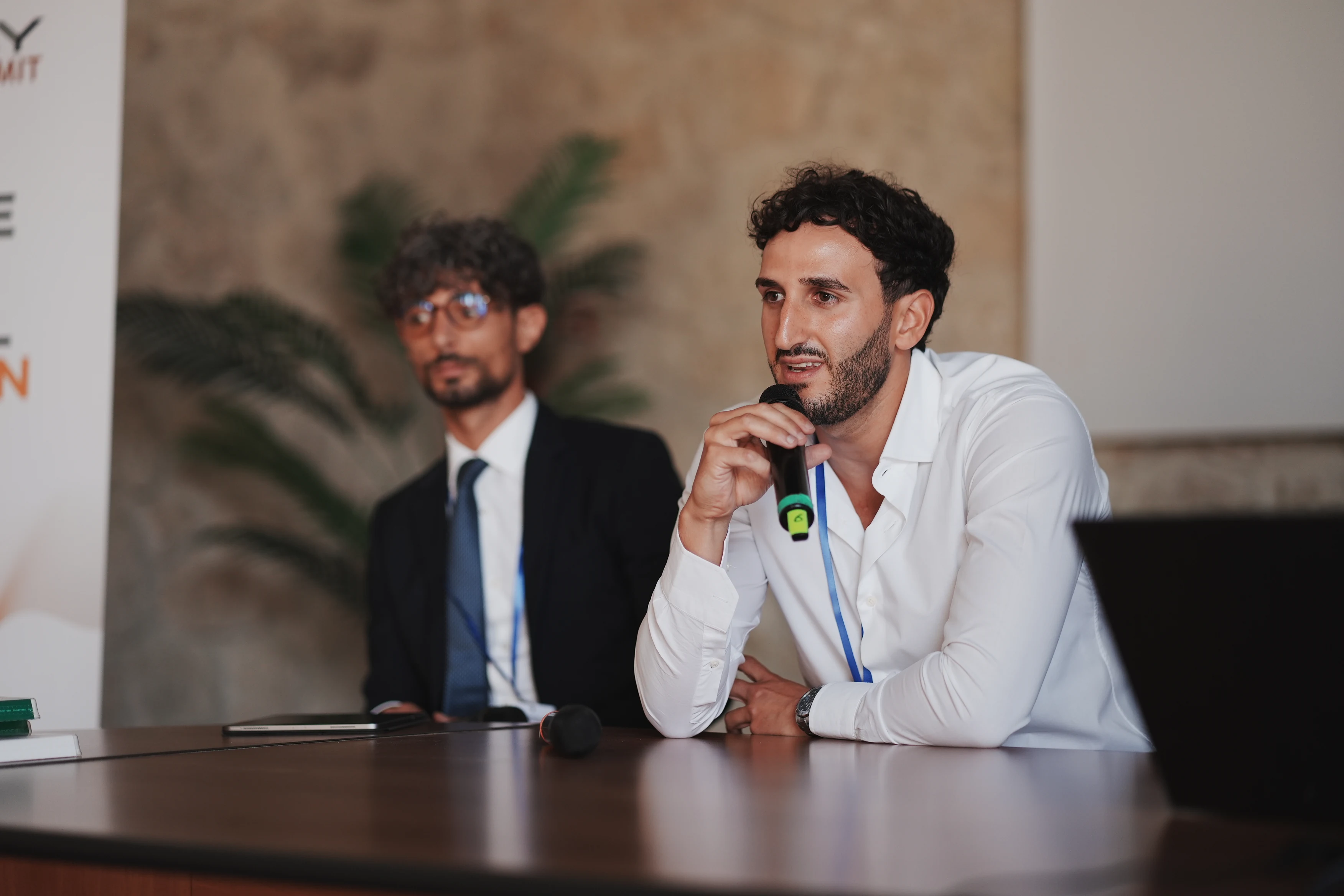 Salvatore Spadaro during the RegTech panel at Sicily Crypto Summit 2026