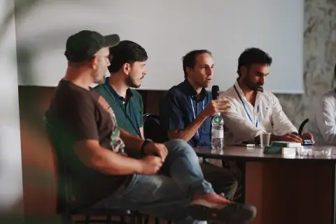 Moment from Sicily Crypto Summit 2026 — photograph RPK06421